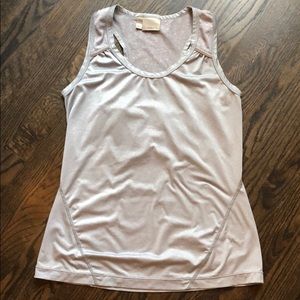 Athleta silver/gray racerback tank top